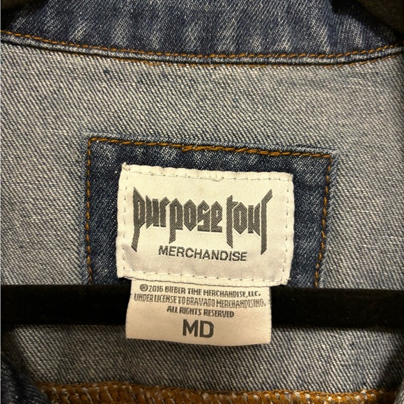 Justin Bieber Purpose Tour Jean Denim Jacket - Picture 4 of 4